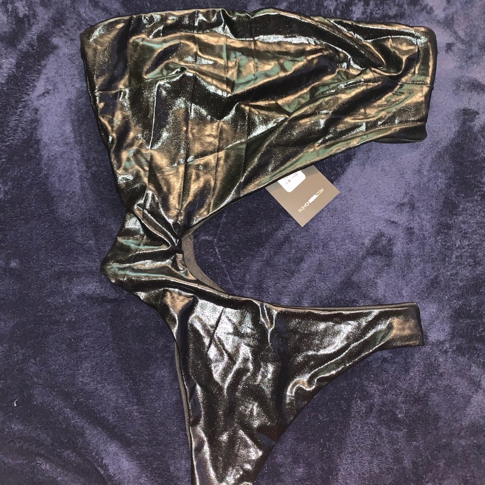 Brand new cut out latex bodysuit